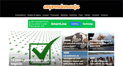 Desktop Screenshot of emprendemania.com